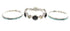 Multicolor Silver Stackable Ring Set Jewelry Size 6-1/4 BW64204